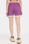 Rosaline Easy Movement Shorts - Wild Aster — thumbnail 3